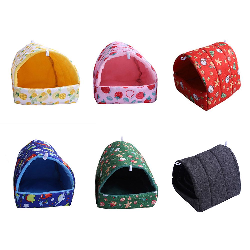 Soft Small Animal Hammock Nest for Ferret Rabbit Guinea Pig Rat Hamster Mice Bed Winter Warm Cushion House Cave Pet Supplies