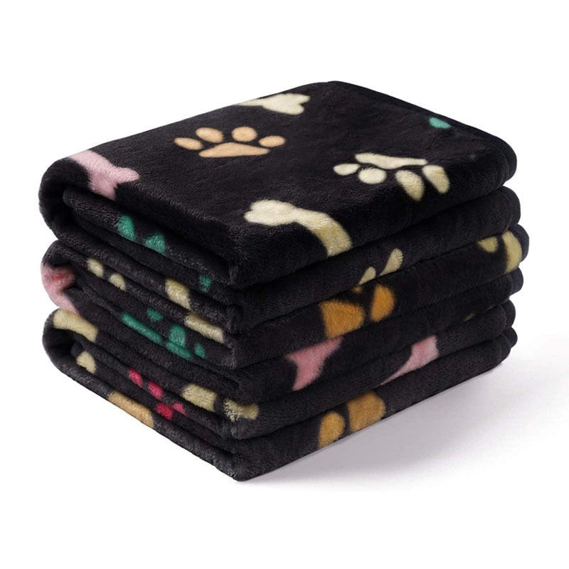 Benepaw Cozy Dog Blanket Winter Autumn Warm Lightweight Soft Fluffy Coral Fleece Cat Puppy Bed Mat Pet Sleeping Machine Washable