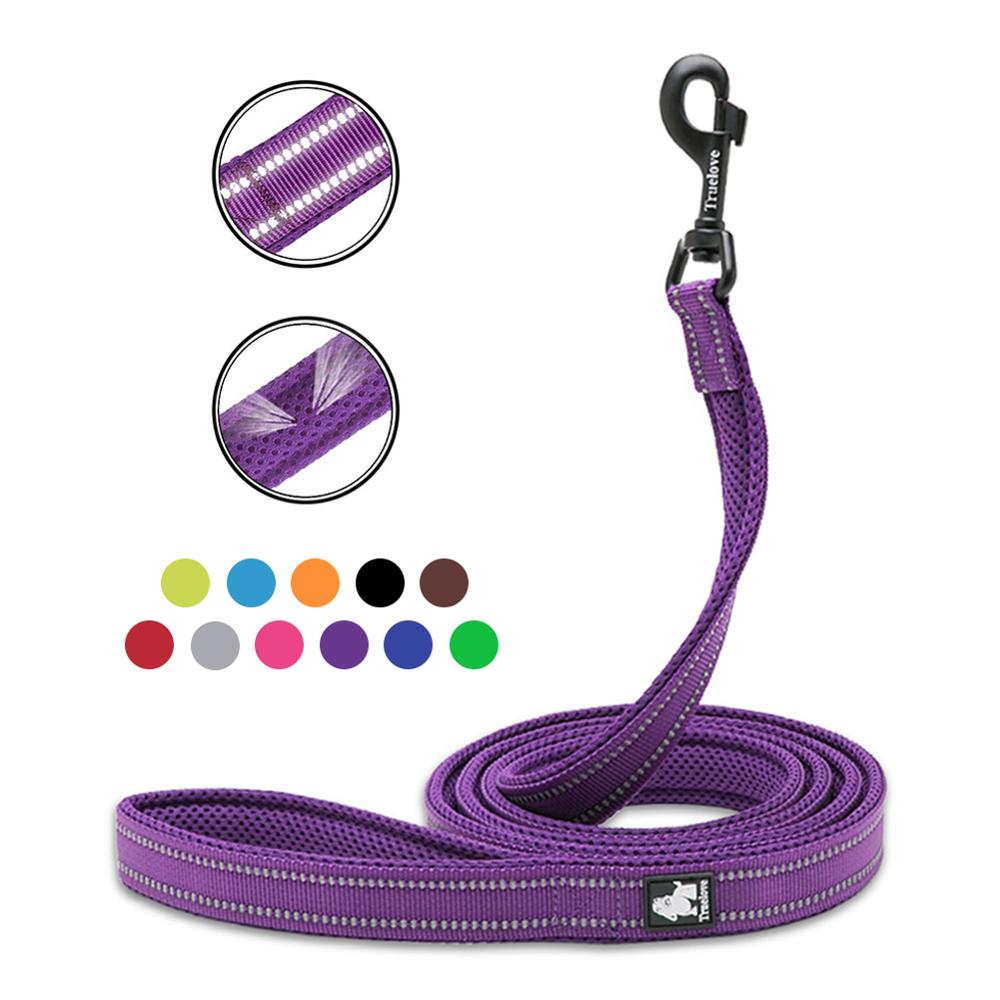 Truelove 200Cm Dog Lead Leash Nylon Running Reflective Training Lead Outside Pet Leash for Small Large Dogs Correa Perro Walking