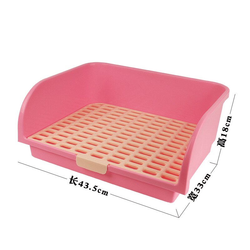 SHUANGMAO Hamster Pet Cat Rabbit Corner Toilet Litter Trays Corner Clean Indoor Pet Potty Training Tray For Small Animal Pets