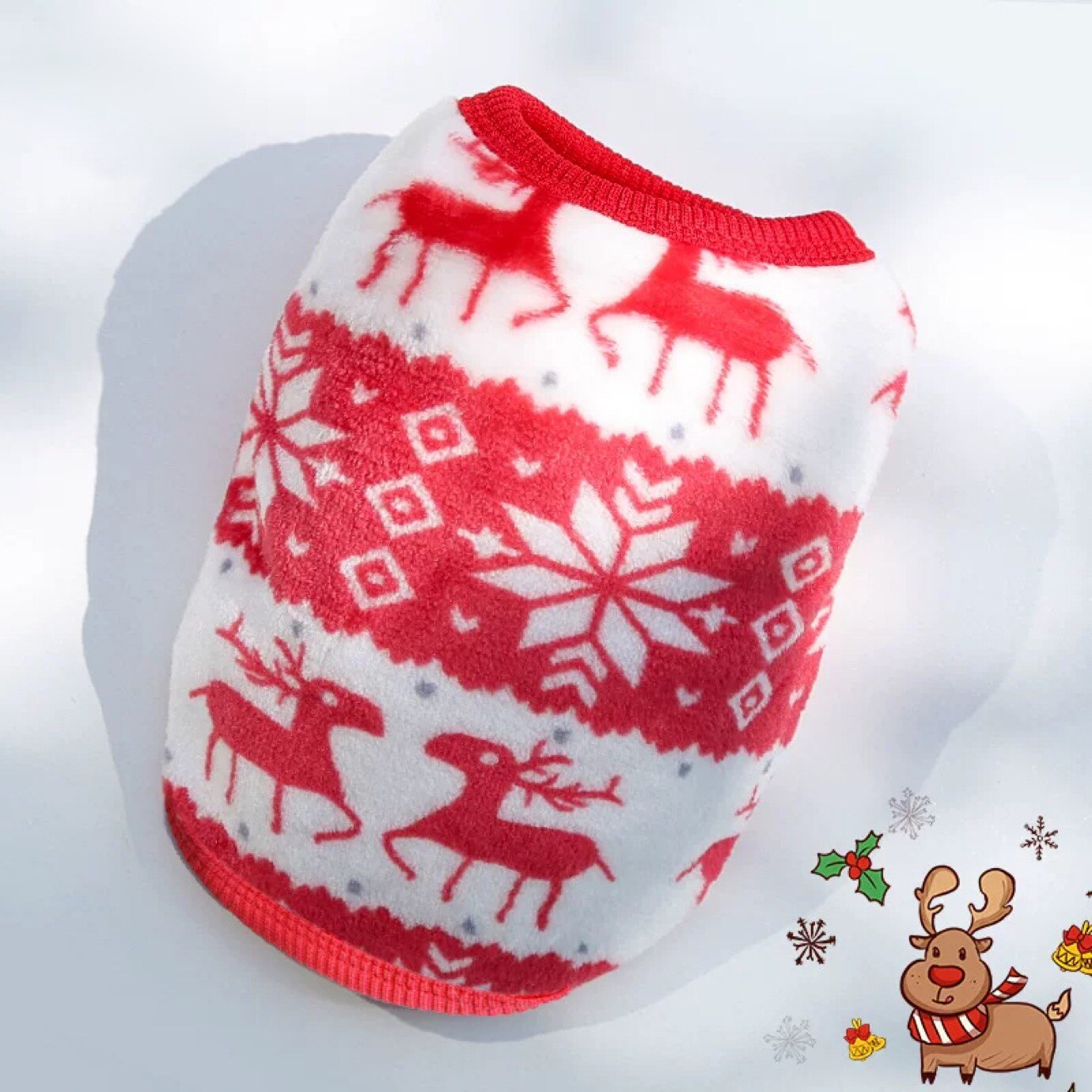 Bunny Autumn And Winter Warm Pullover Vest Rabbit Turned Into Clothing Lop-eared Rabbit Out Photo Accessories Small Pet Supplies