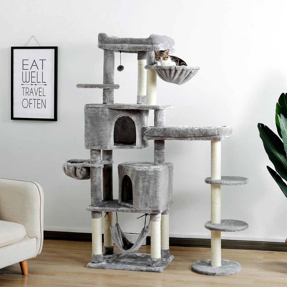 2022 New Design Luxury Large Cat Climbing Frame Multi-Layer Scratching Post With Resistant Sisal Cat Tree Kittern Playground