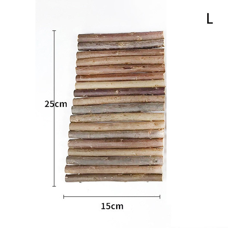 Small Pet Molar Willow Branch Rabbit Accessories Hamster Molar Supplies My Neighbor Totoro Climbing Ladder Fence Arch Bridge Toy