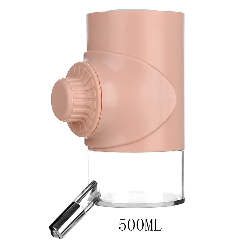 HOOPET Pet Drinker Bottle Plastic Water Bottle For Dog Cat Dispenser Fountain Head Drinker Ball Dispenser Feeder Hanging Bottle