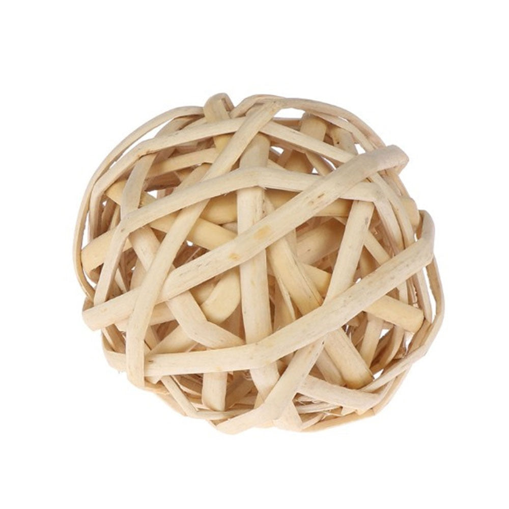 Natural Grass Ball Rabbit Games Funny Small Pet Product for Hamster Straw Rope Bunny Chewing Toy for Teeth Cleaning Dropshipping