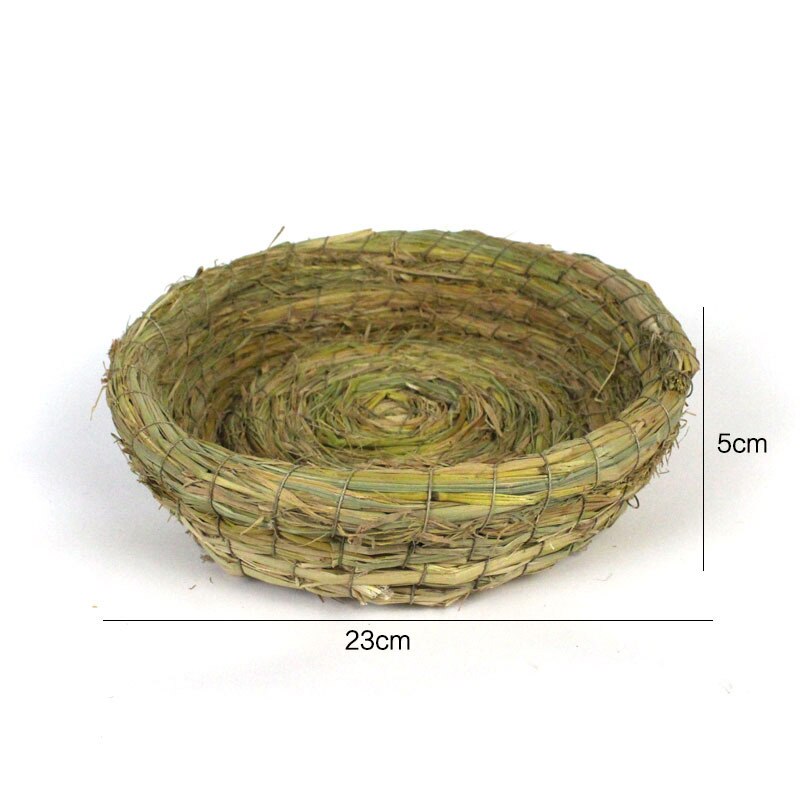 Rabbit Grass Chew Mat Hamster House Guinea Pig Cage Bed House Pad Pet Dog Cat made of high quality hay material