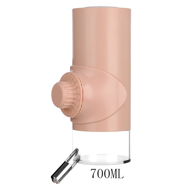 HOOPET Pet Drinker Bottle Plastic Water Bottle For Dog Cat Dispenser Fountain Head Drinker Ball Dispenser Feeder Hanging Bottle