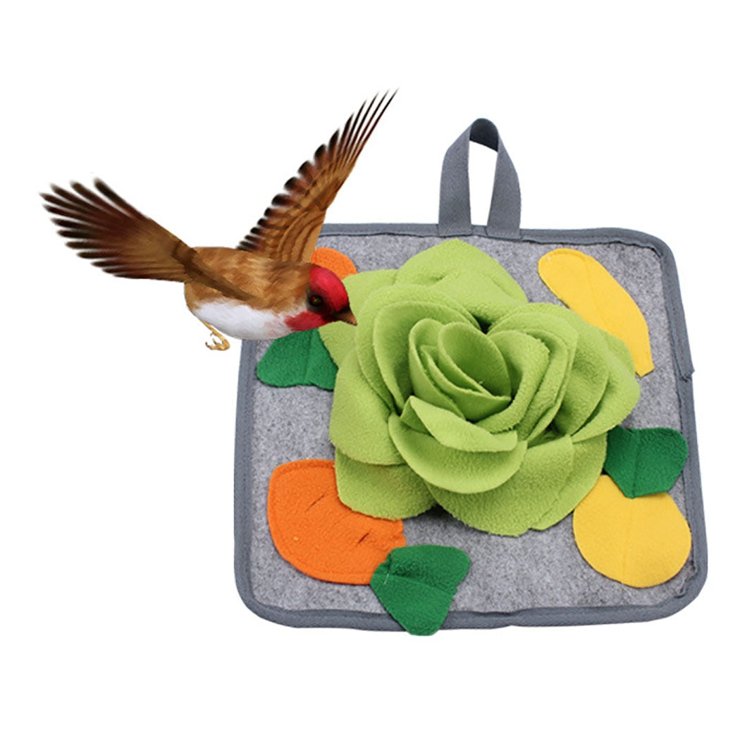 Pet Snuffle Mat For Dogs Encourages Natural Foraging Skills For Kitten Puppy Rabbit Interactive Feed Game For Boredom