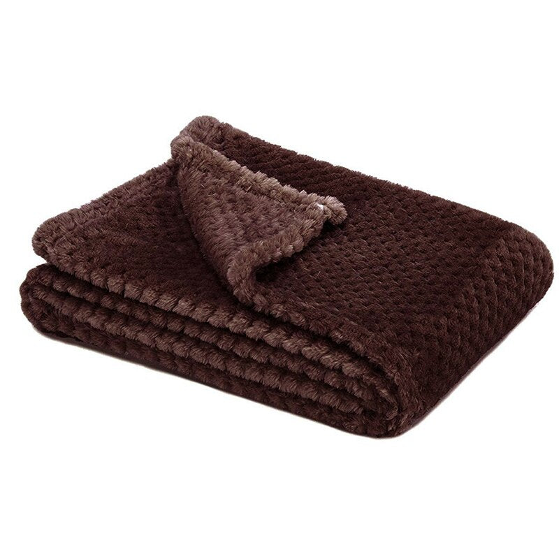 Benepaw All-season Fluffy Dog Blanket Comfortable Puppy Throw Pet Blanket For Small Medium Large Dogs Cats Mat Machine Washable