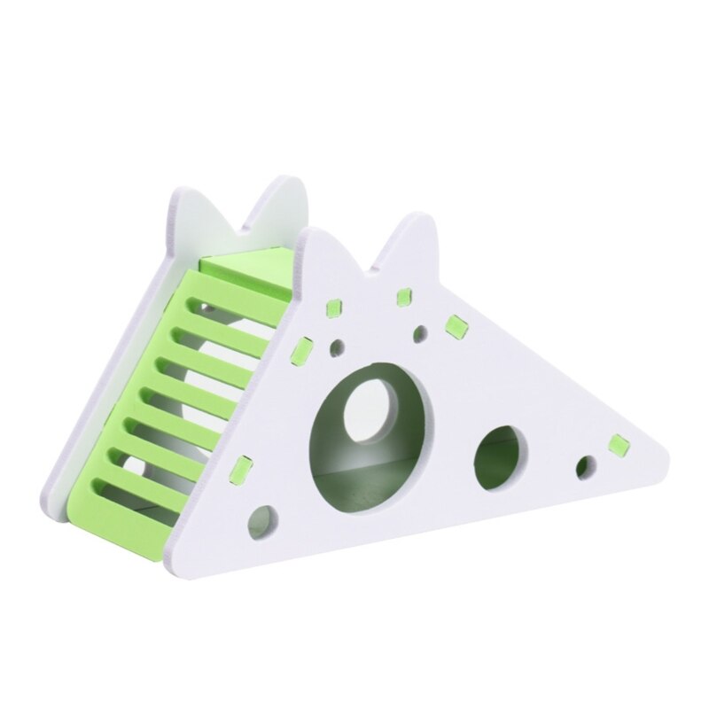 Lovely Rat House Cage Wooden Hamster Ladder Pet Small Animal Rabbit Hideout Exercise Toy
