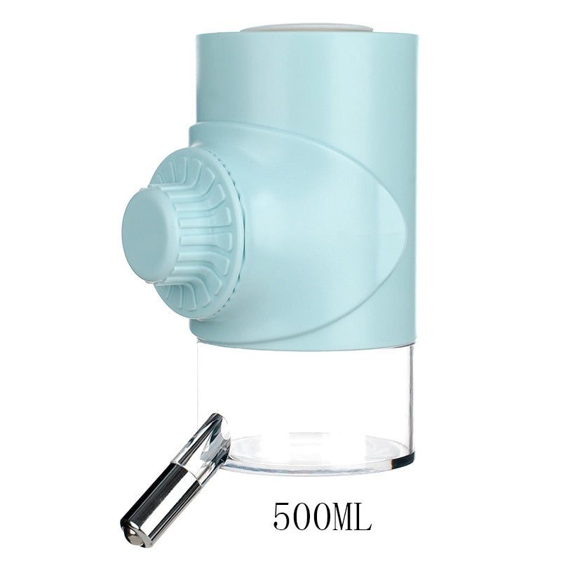 HOOPET Pet Drinker Bottle Plastic Water Bottle For Dog Cat Dispenser Fountain Head Drinker Ball Dispenser Feeder Hanging Bottle