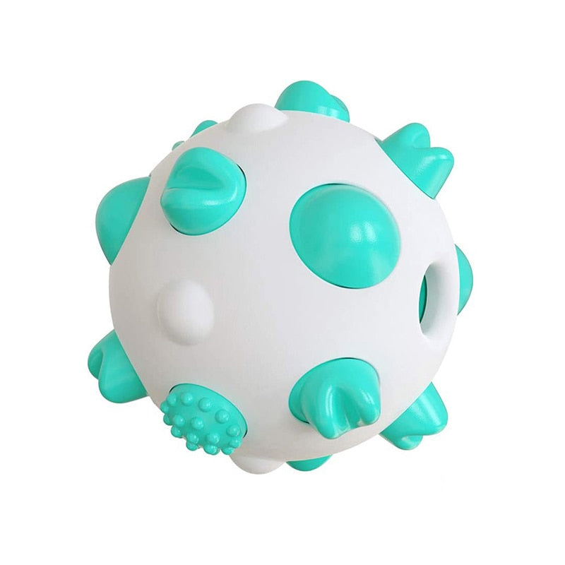 Benepaw Bite Resistant IQ Treat Dog Ball Interactive Food Dispensing Pet Chew Toys For Small Medium Large Dogs Teeth Cleaning