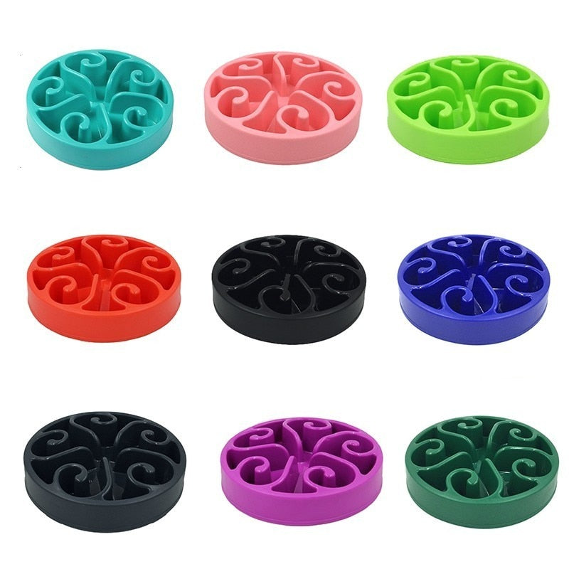 Benepaw Nontoxic Fun Slow Feeder Dog Bowl Food Nonslip Pet Eat Slow Feeding Bowl Maze Interactive For Large Medium Small Dogs