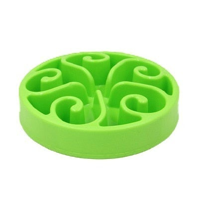 Benepaw Nontoxic Fun Slow Feeder Dog Bowl Food Nonslip Pet Eat Slow Feeding Bowl Maze Interactive For Large Medium Small Dogs