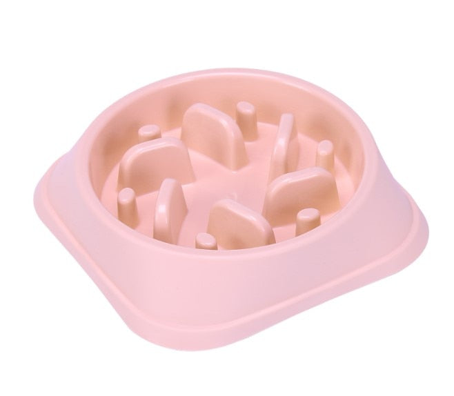 Pet Anti Choke Feeding Food Bowls Puppy Slow Down Eating Feeder Dish Bowel Prevent Obesity Dogs Supplies Strict Control