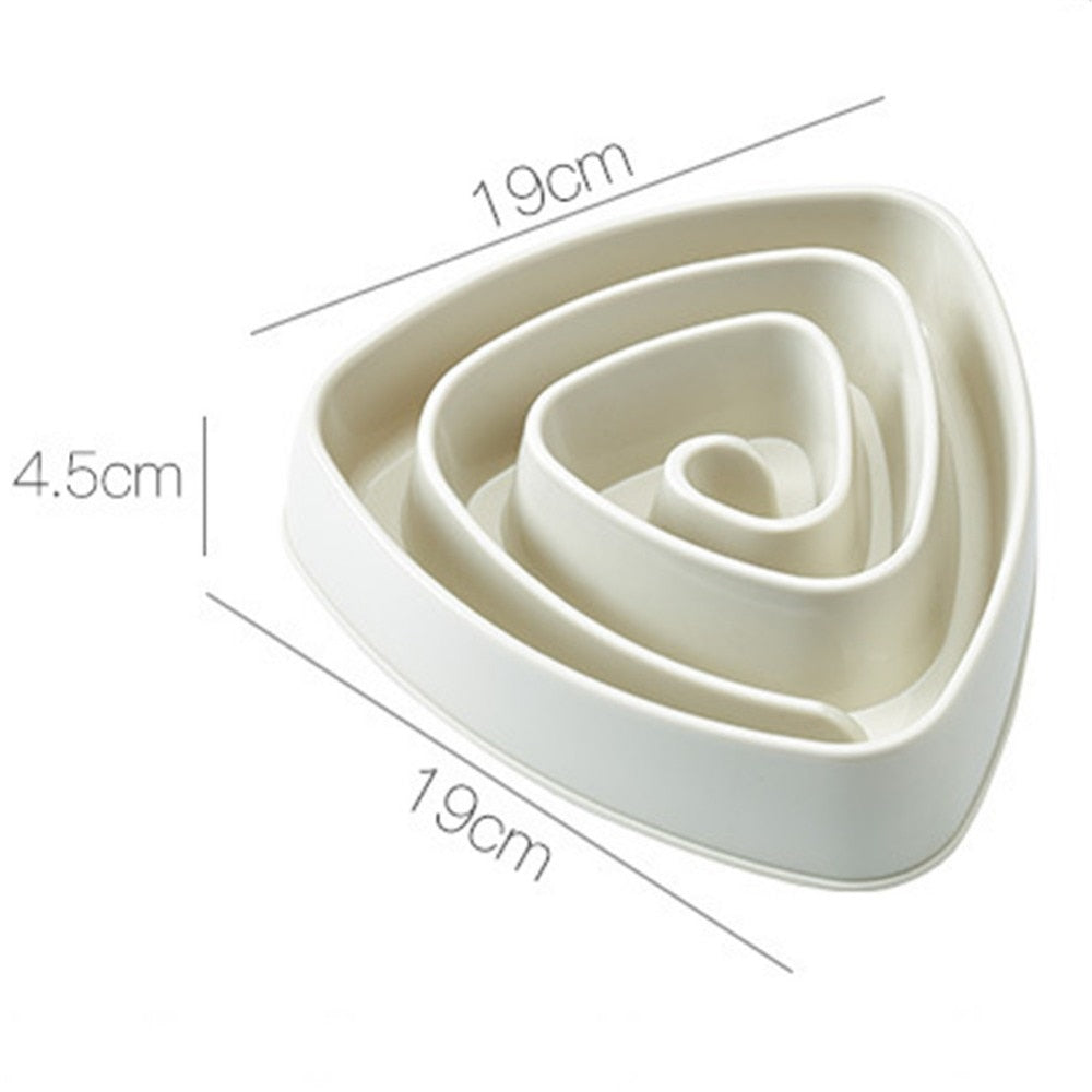 Pet Anti Choke Feeding Food Bowls Puppy Slow Down Eating Feeder Dish Bowel Prevent Obesity Dogs Supplies Strict Control
