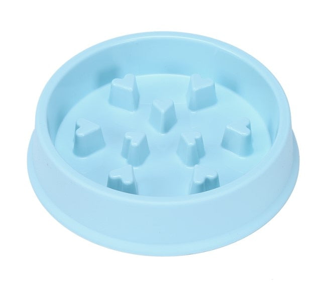 Pet Anti Choke Feeding Food Bowls Puppy Slow Down Eating Feeder Dish Bowel Prevent Obesity Dogs Supplies Strict Control