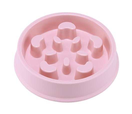 Pet Anti Choke Feeding Food Bowls Puppy Slow Down Eating Feeder Dish Bowel Prevent Obesity Dogs Supplies Strict Control