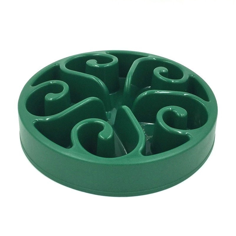 Benepaw Nontoxic Fun Slow Feeder Dog Bowl Food Nonslip Pet Eat Slow Feeding Bowl Maze Interactive For Large Medium Small Dogs
