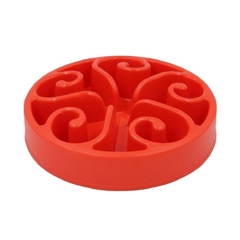 Benepaw Nontoxic Fun Slow Feeder Dog Bowl Food Nonslip Pet Eat Slow Feeding Bowl Maze Interactive For Large Medium Small Dogs