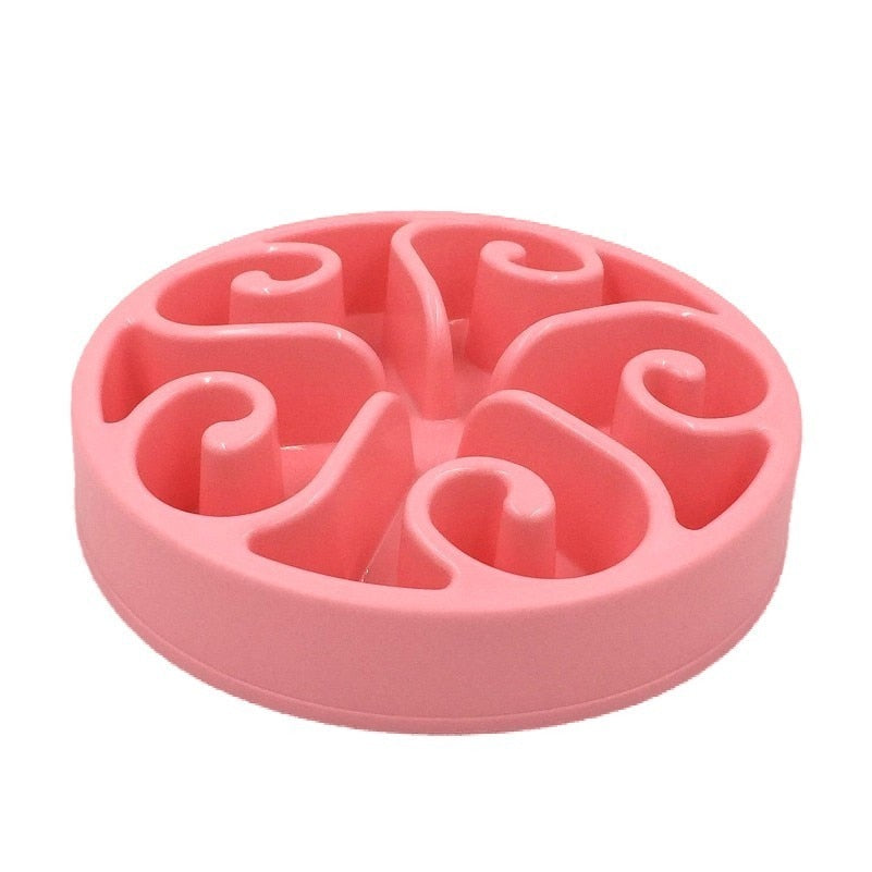 Benepaw Nontoxic Fun Slow Feeder Dog Bowl Food Nonslip Pet Eat Slow Feeding Bowl Maze Interactive For Large Medium Small Dogs