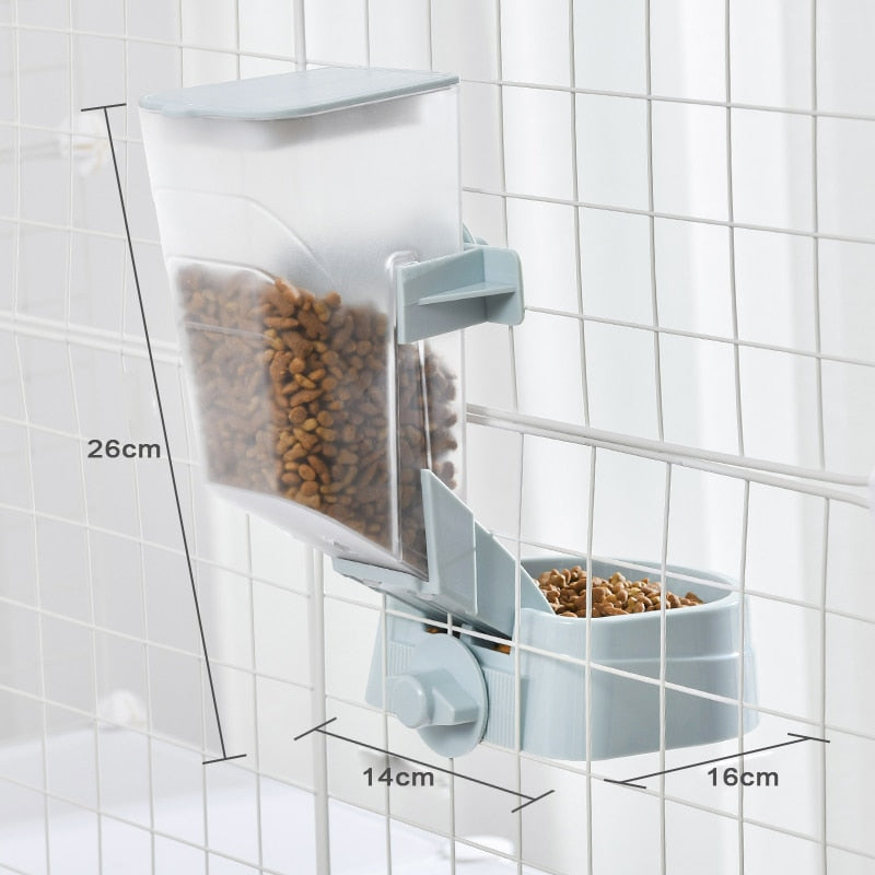 HOOPET Pet Drinker Bottle Plastic Water Bottle For Dog Cat Dispenser Fountain Head Drinker Ball Dispenser Feeder Hanging Bottle