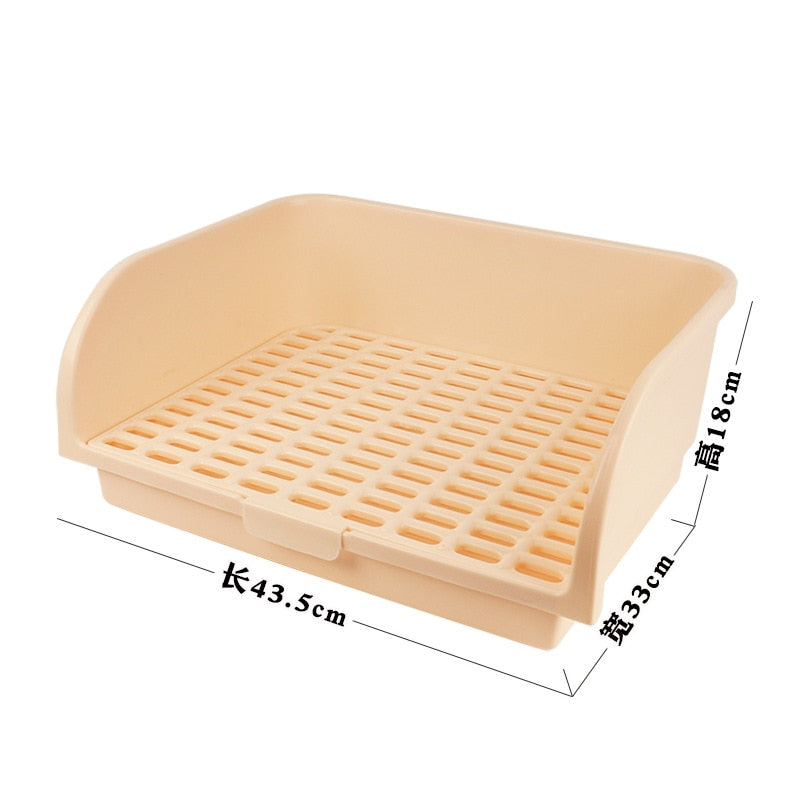 SHUANGMAO Hamster Pet Cat Rabbit Corner Toilet Litter Trays Corner Clean Indoor Pet Potty Training Tray For Small Animal Pets