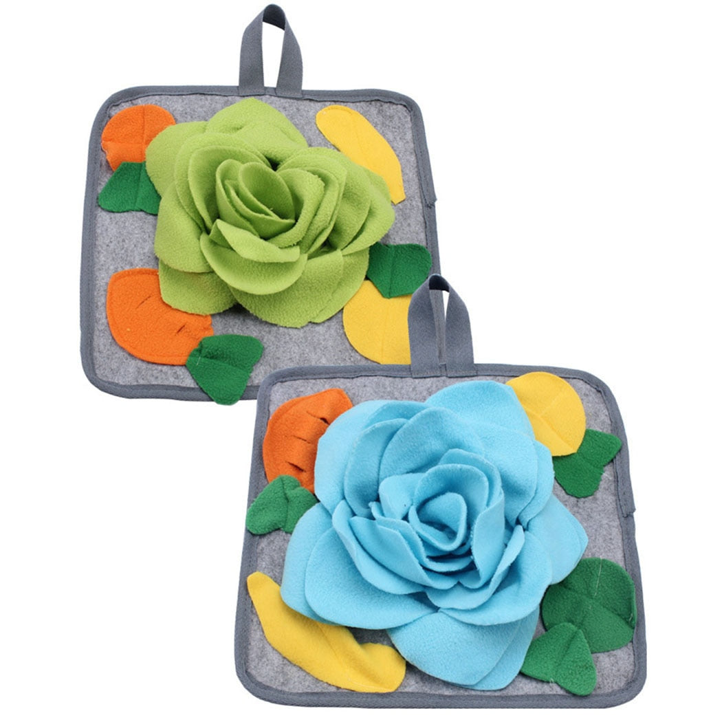 Pet Snuffle Mat For Dogs Encourages Natural Foraging Skills For Kitten Puppy Rabbit Interactive Feed Game For Boredom
