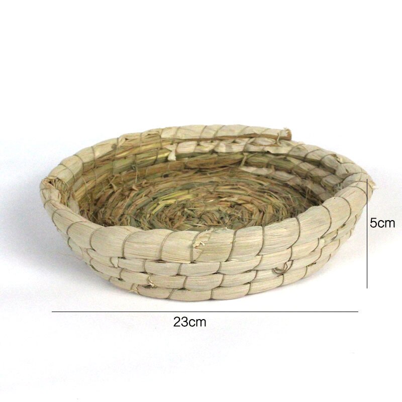 Rabbit Grass Chew Mat Hamster House Guinea Pig Cage Bed House Pad Pet Dog Cat made of high quality hay material