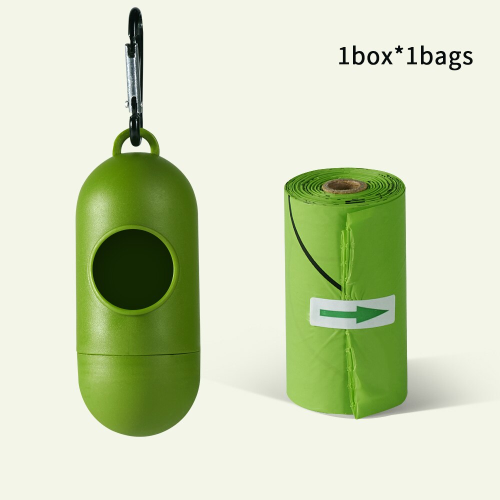 Degradable Corn Starch Pet Baby Garbage Bag Disposal Bags Portable Nappy Garbage Bag Refillable Bin Box Case Eco friendly