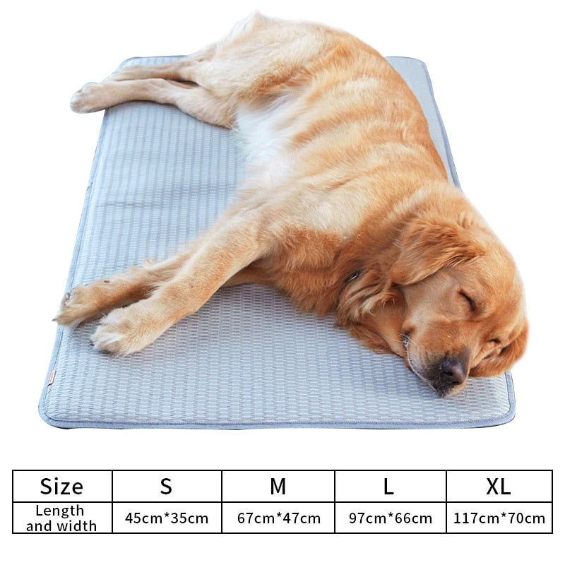 HOOPET Pet Summer Cooling Mat Dog Summer Bed Cat Mat Mascotas Cama Perro Sofa for Dogs House