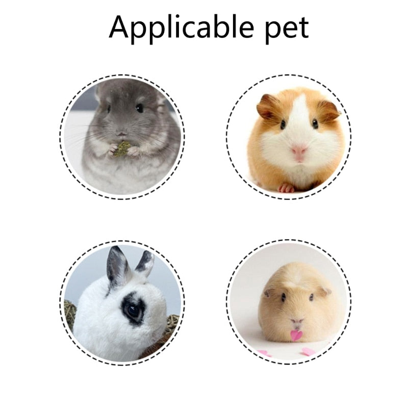 Bunny Chew Toys Rabbit Hay Treat Grass Cakes Applewood Blocks Wicker Balls for Rabbit Chinchilla Teeth Cleaning