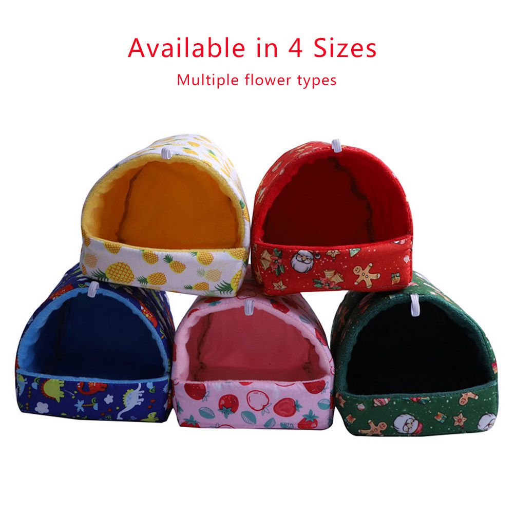 Soft Small Animal Hammock Nest for Ferret Rabbit Guinea Pig Rat Hamster Mice Bed Winter Warm Cushion House Cave Pet Supplies