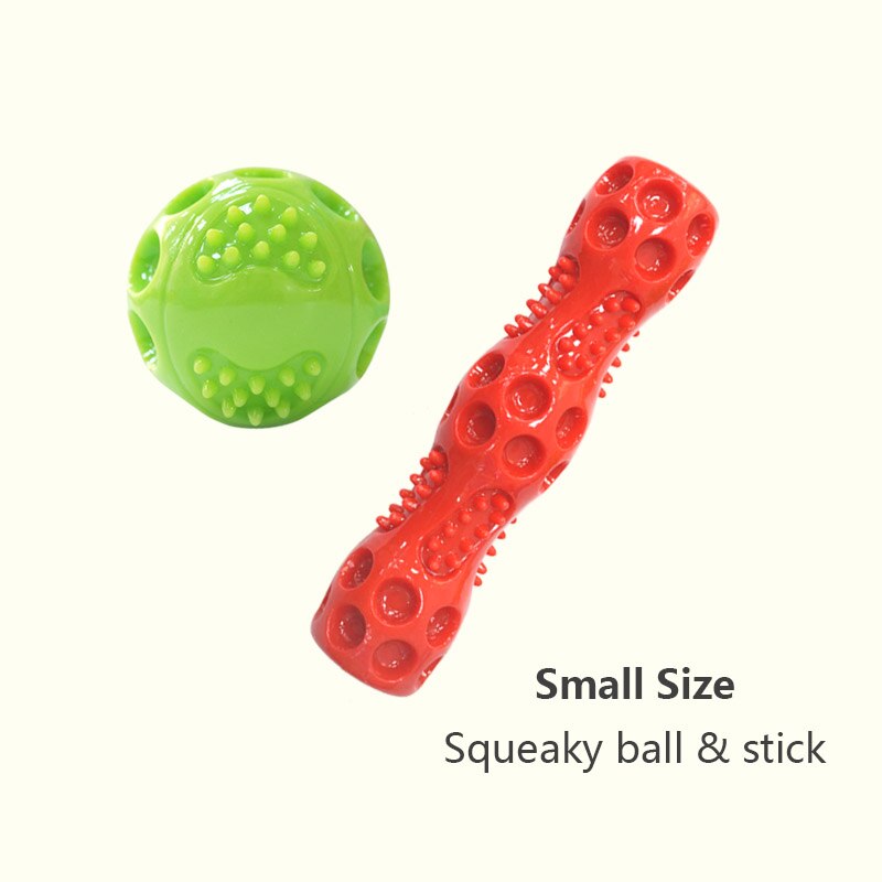 CAITEC Dog Toys Squeaking Bouncing Ball Durable Floatable Springy Pet Toys Squeaky Ball Bite Resistant for Small to Large Dogs