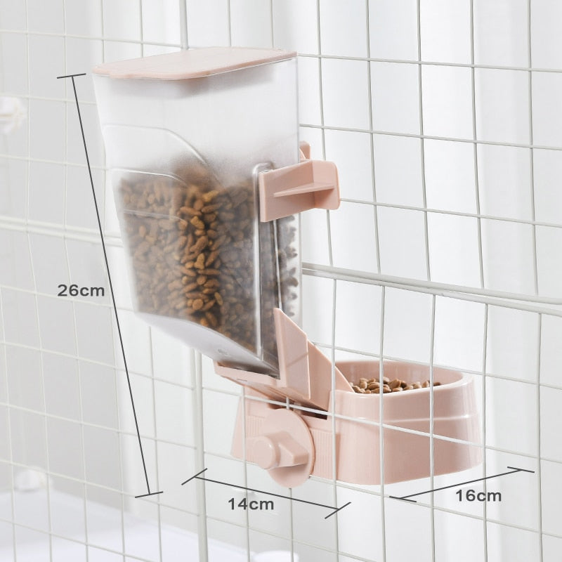 HOOPET Pet Drinker Bottle Plastic Water Bottle For Dog Cat Dispenser Fountain Head Drinker Ball Dispenser Feeder Hanging Bottle