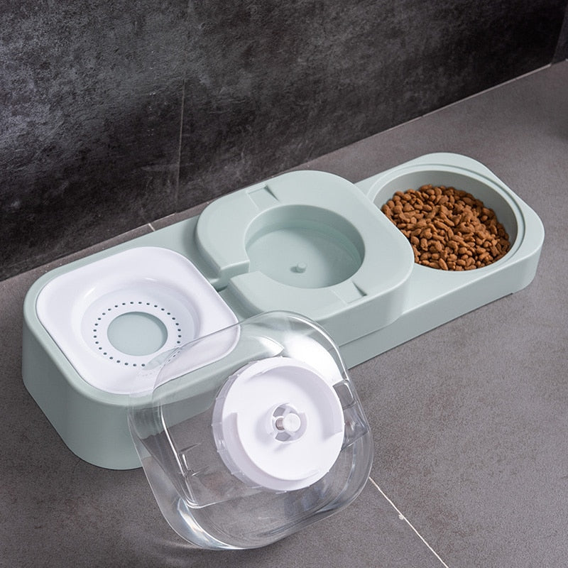 1.5L Pet Dog Cat Bowl Automatic Feeder Fountain Water Drinking for Dogs Indoor Kitten Puppy Bowls Feeding Container Pet Supplies