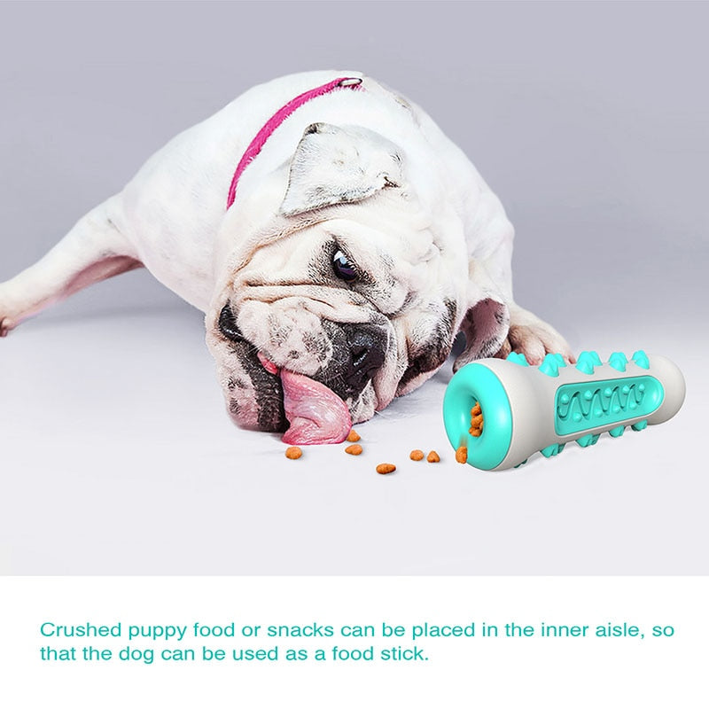 MySudui Multifunction Pet Dog Molar Bite Toy Tooth Cleaner Bone Dog Chew Cleaning Toothbrush Toys Bite Resistant Treat Dispenser