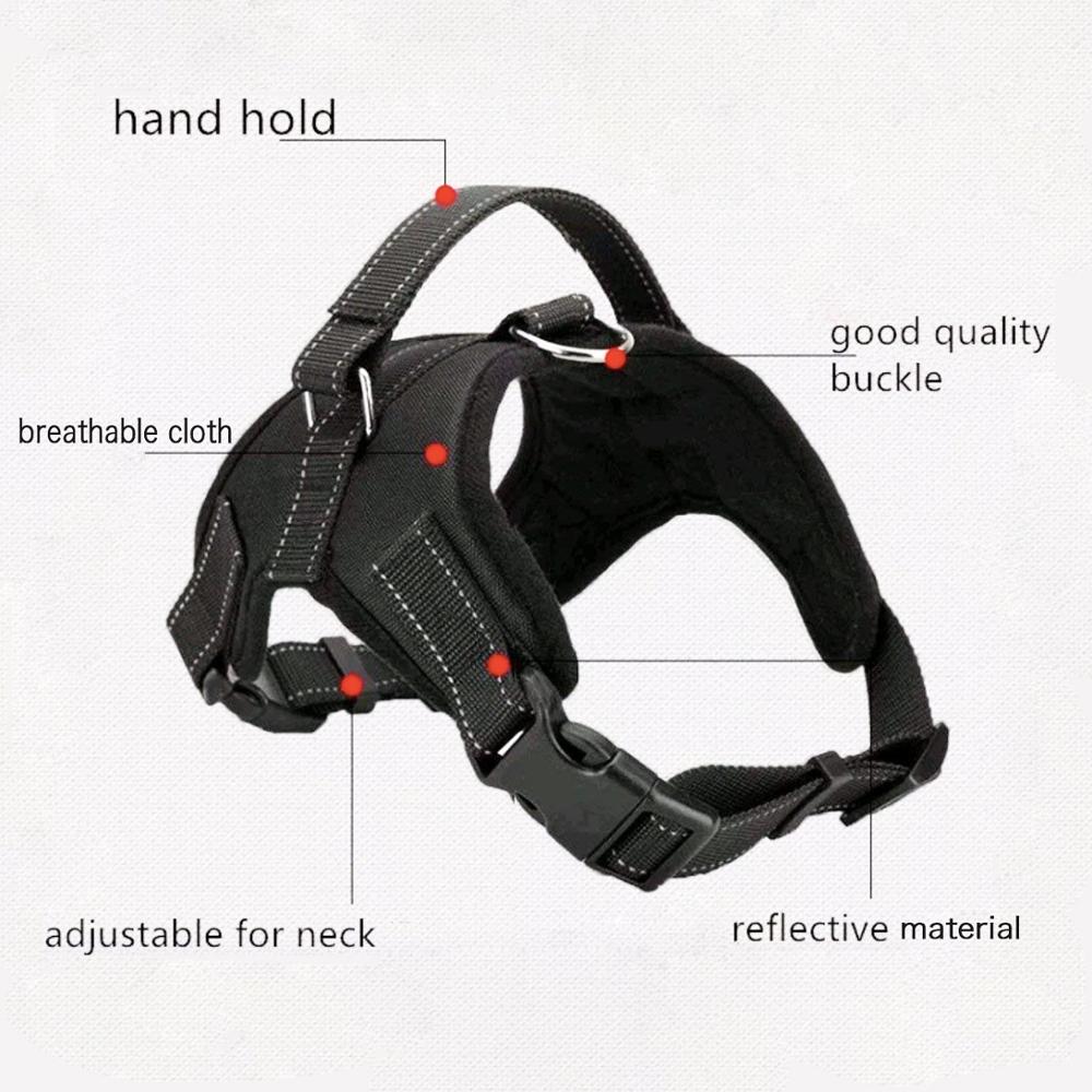 Pet Dog Soft Adjustable Harness Reflective Dog Chest Strap Walk Out Vest for Medium Dog Chest Harness Dog Vest Pets Accessories