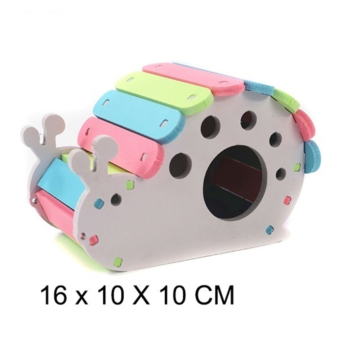 1 PC Hamster House Pet Castle Toy Pet House Viewing Deck Ladder Pet Products Hamster Nest Wooden Seesaw