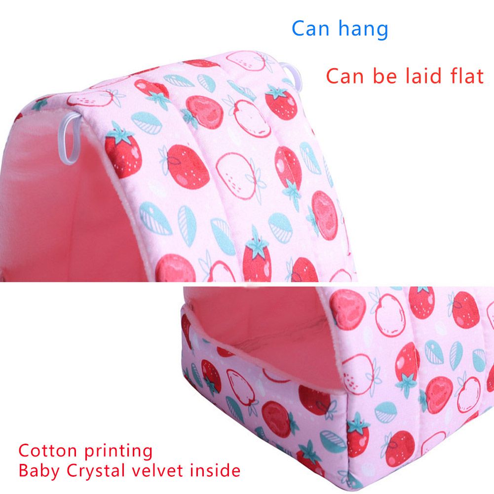 Soft Small Animal Hammock Nest for Ferret Rabbit Guinea Pig Rat Hamster Mice Bed Winter Warm Cushion House Cave Pet Supplies