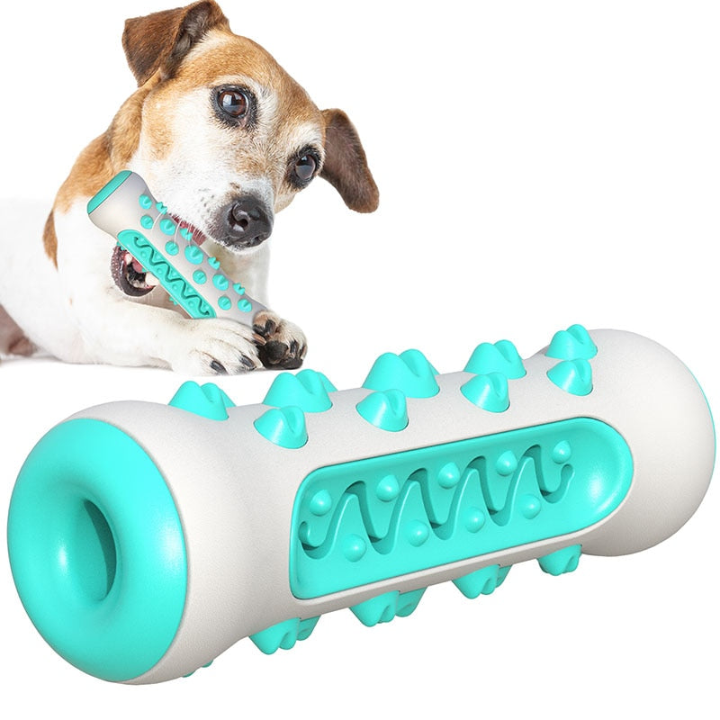 MySudui Multifunction Pet Dog Molar Bite Toy Tooth Cleaner Bone Dog Chew Cleaning Toothbrush Toys Bite Resistant Treat Dispenser