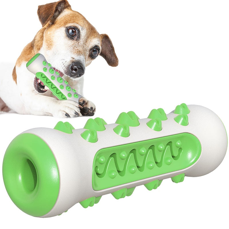 MySudui Multifunction Pet Dog Molar Bite Toy Tooth Cleaner Bone Dog Chew Cleaning Toothbrush Toys Bite Resistant Treat Dispenser