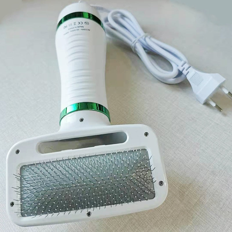 Pet Hair Dryer Portable 2 in 1 Dog Hair Dryer Home Pet Grooming Cat Hair Comb Dog Fur Blower Adjustable Temperature Pet Brush