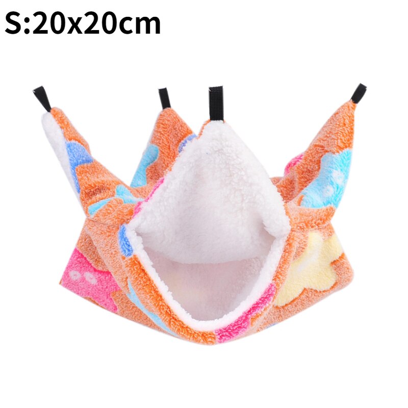 Soft Small Animal Bed Nest Thick Warm Bed Guinea Pig Chinchilla Rat Rabbit Bed Cage Nest House Breathable Cushion Sleeping Mat