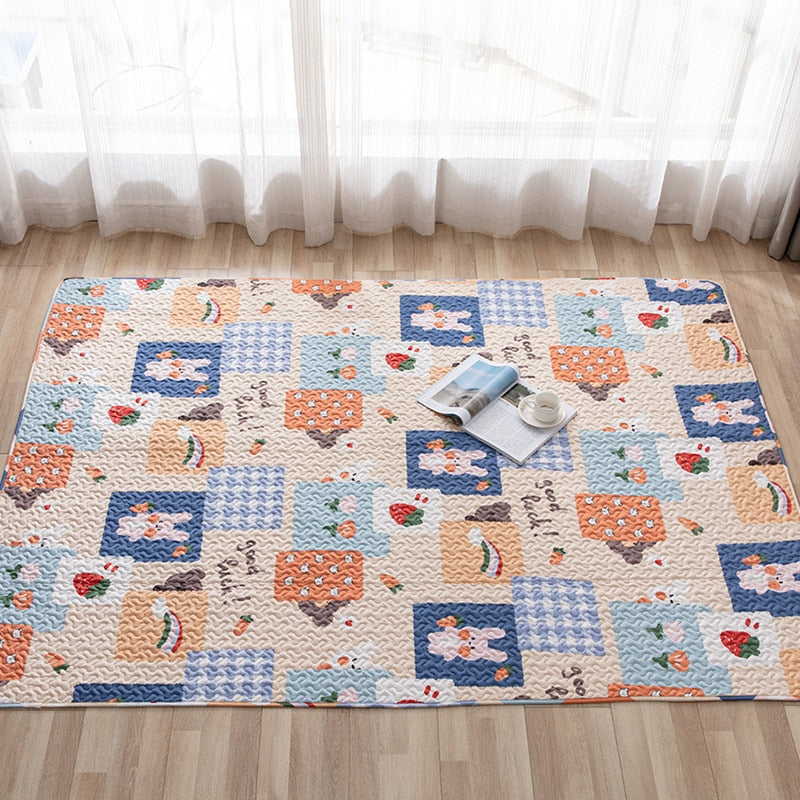 Rabbit Floor Mat Pet Sofa Cushion Training Pad Four Seasons Universal Cage Mat Cat Dog Sleeping Blanket Fence Pad Bunny Supplies