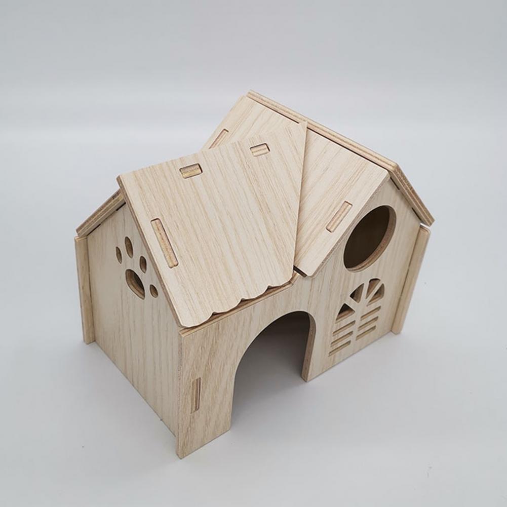 Practical Guinea Pig Hamster Hideout House Hamster Toy Lightweight Play