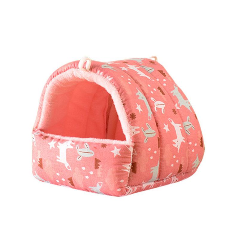 Soft Small Animal Hammock Nest for Ferret Rabbit Guinea Pig Rat Hamster Mice Bed Winter Warm Cushion House Cave Pet Supplies