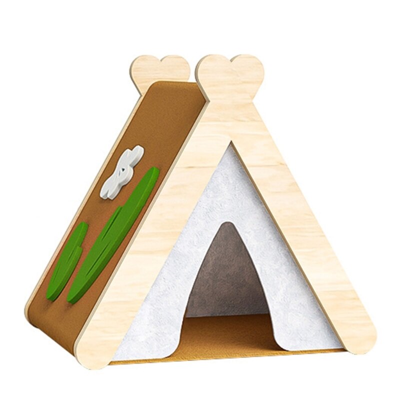 Hamsters Houses Felt Cloth Cover Small Pet Hideouts Habitat Decors for Small Squirrels Mini Hedgehogs Easy to Clean