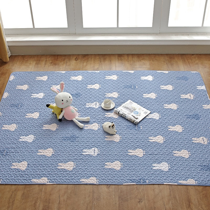 Rabbit Floor Mat Pet Sofa Cushion Training Pad Four Seasons Universal Cage Mat Cat Dog Sleeping Blanket Fence Pad Bunny Supplies