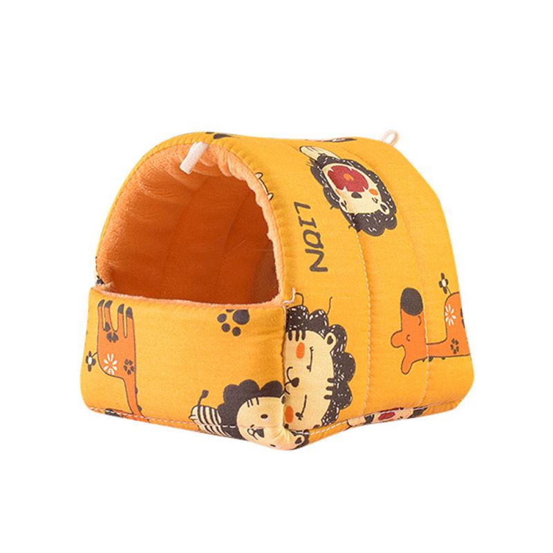 Soft Small Animal Hammock Nest for Ferret Rabbit Guinea Pig Rat Hamster Mice Bed Winter Warm Cushion House Cave Pet Supplies